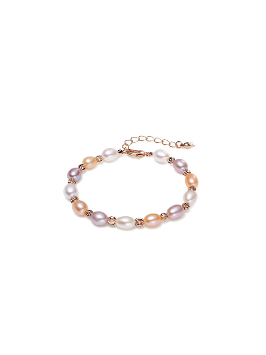 Colored Pearls Bracelet